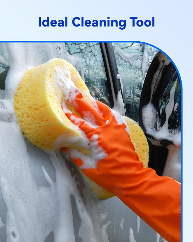 Temede Large Car Wash Sponges, Extra Thick Foam Sponges, Extra Thick - Image 7