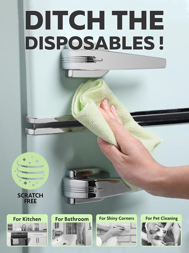 Fantasticlean Microfiber Cleaning Cloth Roll- 75 Sheets, Tear-away Microfiber - Image 4