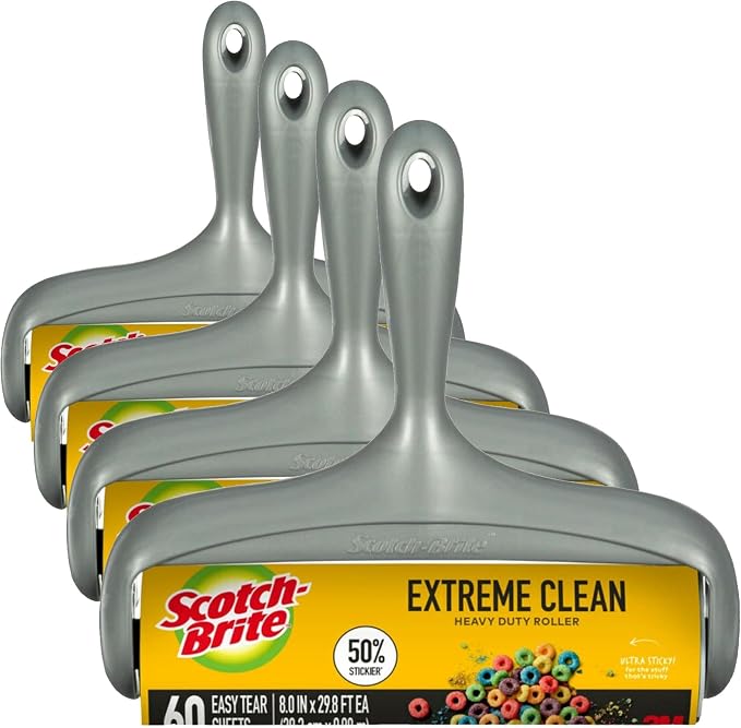 Scotch-Brite 50% Stickier Large Surface Lint Roller, Works Great On Pet Hair by Scotch-Brite