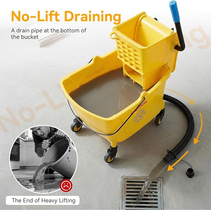38 Qt Commercial Mop Bucket - Image 3