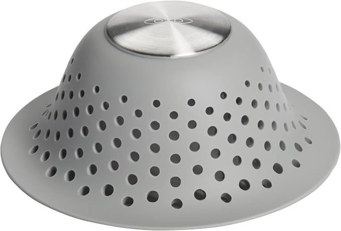 OXO Good Grips Silicone Shower & Tub Drain Protector, Hair Drain Catcher | Hair by Unknown