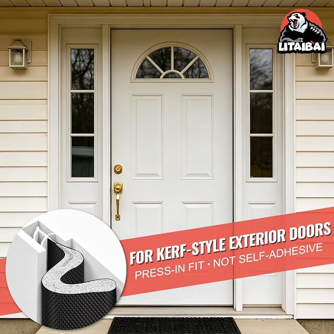 Litaibai Kerf Weather Stripping Door Seal - Image 7