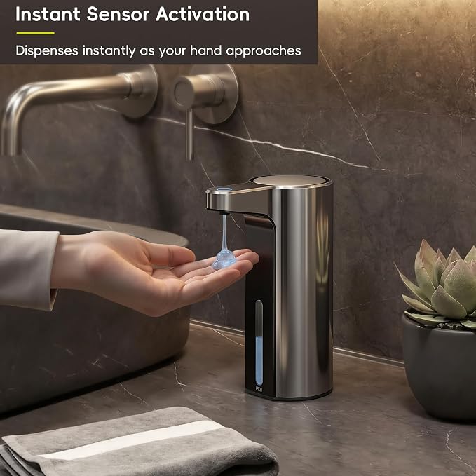 EKO Aroma 9 fl oz Automatic Liquid Soap Dispenser, Rechargeable - Image 5