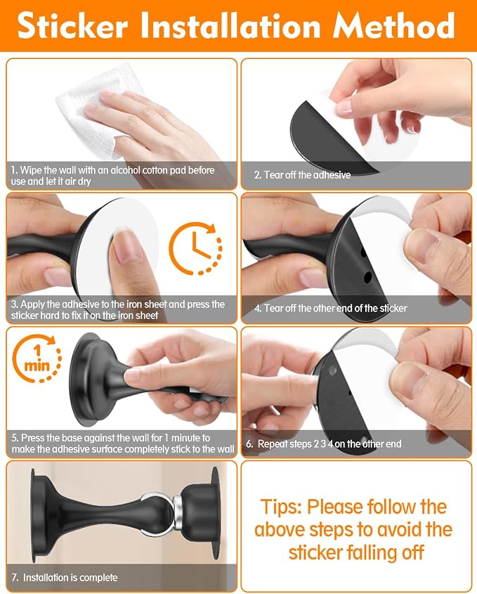 Door Stop Magnetic Door Stoppers Door Holder Door Catch Doorstop - Image 8