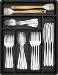 Lifewit Silverware Drawer Organizer Tray, Cutlery Storage by Lifewit