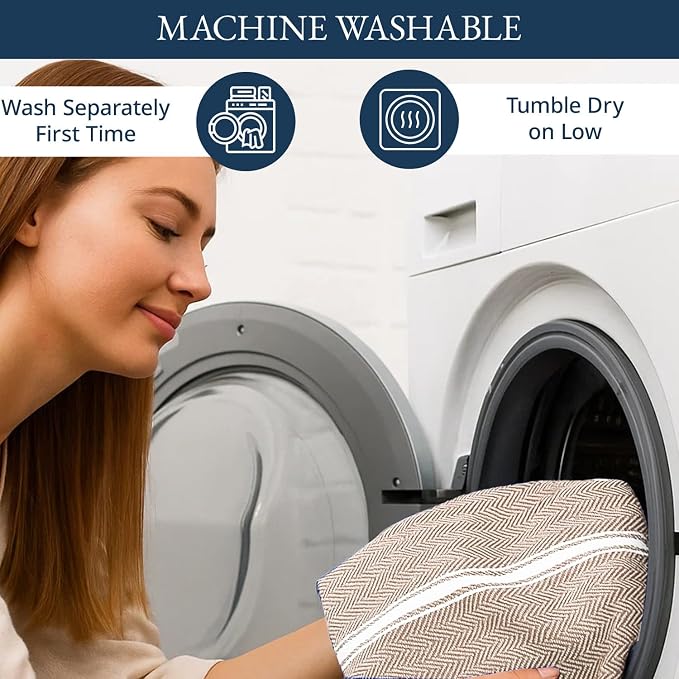 LANE LINEN Dish Towels for Kitchen Drying 100% Cotton Absorbent 6 Pack - Image 5