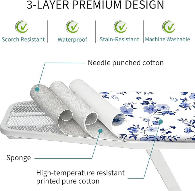 Floral Ironing Board Cover and Pad - Image 3