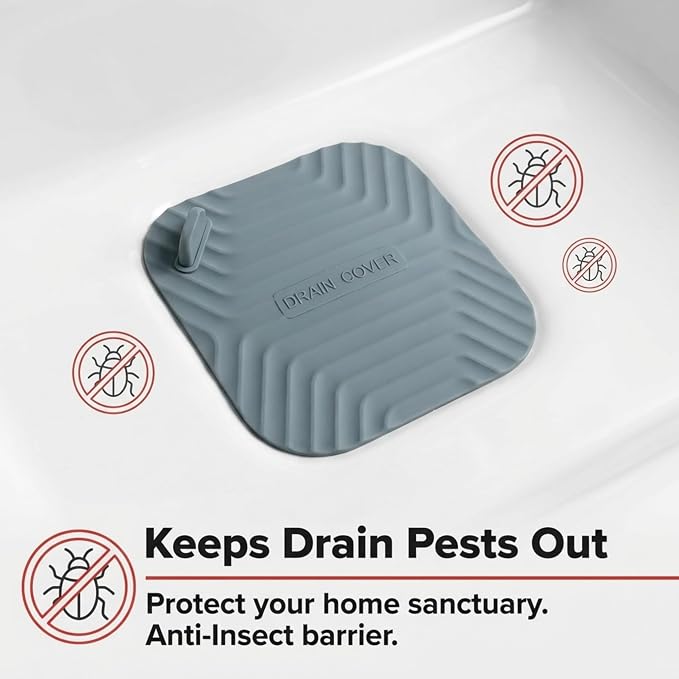 3 Pack 5.9 x 5.9 Bathtub Drain Stopper Covers - Image 6