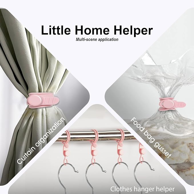 Silicone Cable Ties, Cord Organizer Cable Management, 2Sizes-Pink | Reusable - Image 4