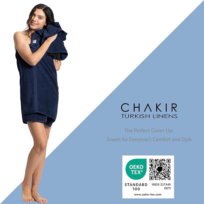 Chakir Turkish Linens, 100% Cotton Premium Quality Turkish Bath Sheets | - Image 4
