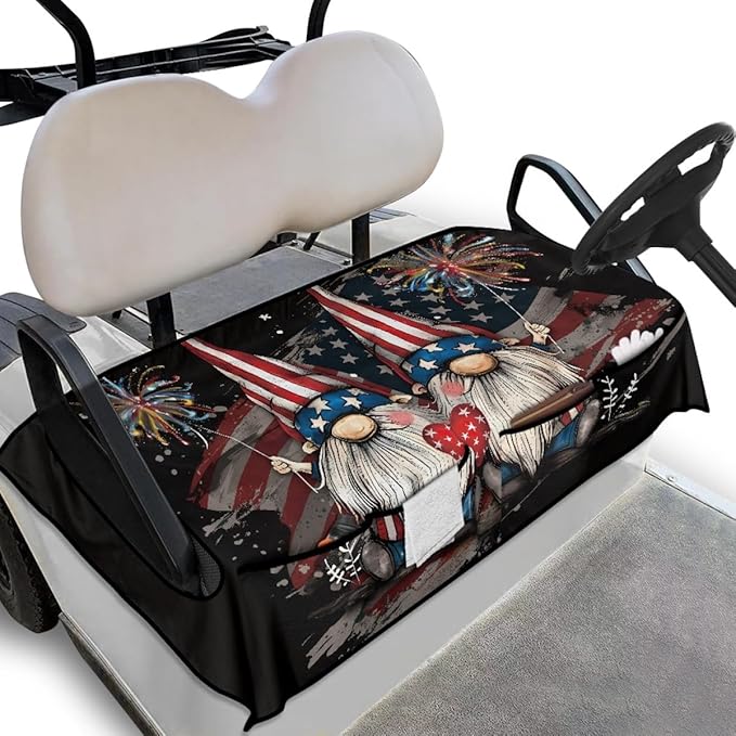 Golf Cart Seat Cushion Cover with Secure Non-Slip Design and Waterproof Layer for Daily Outdoor Riding Comfort