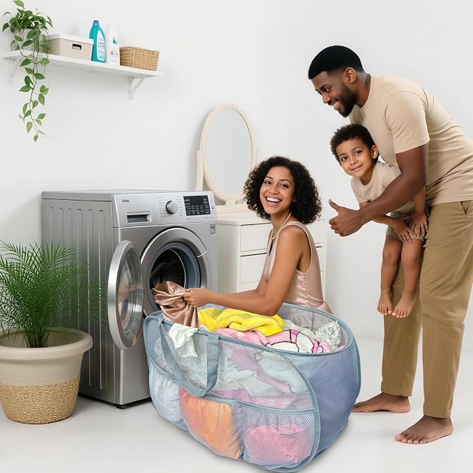 Pop Up Laundry Hamper 2 Pack - Image 2