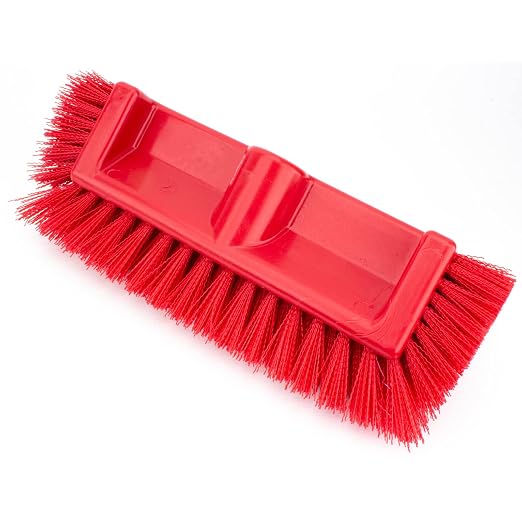 SPARTA Multi-Level Tile Scrub Brush 12" Wide Brush Head, Heavy-Duty Tile - Image 3