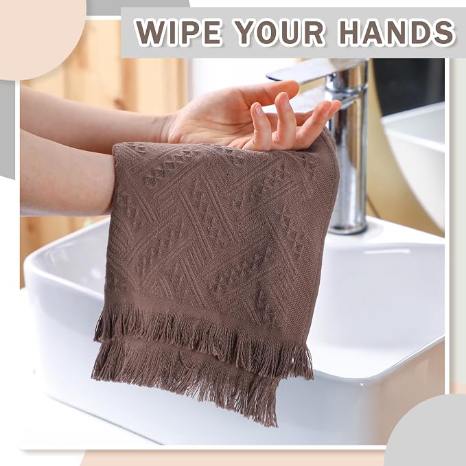 HunnmingRe 5 Pack Boho Hand Towel - Image 3