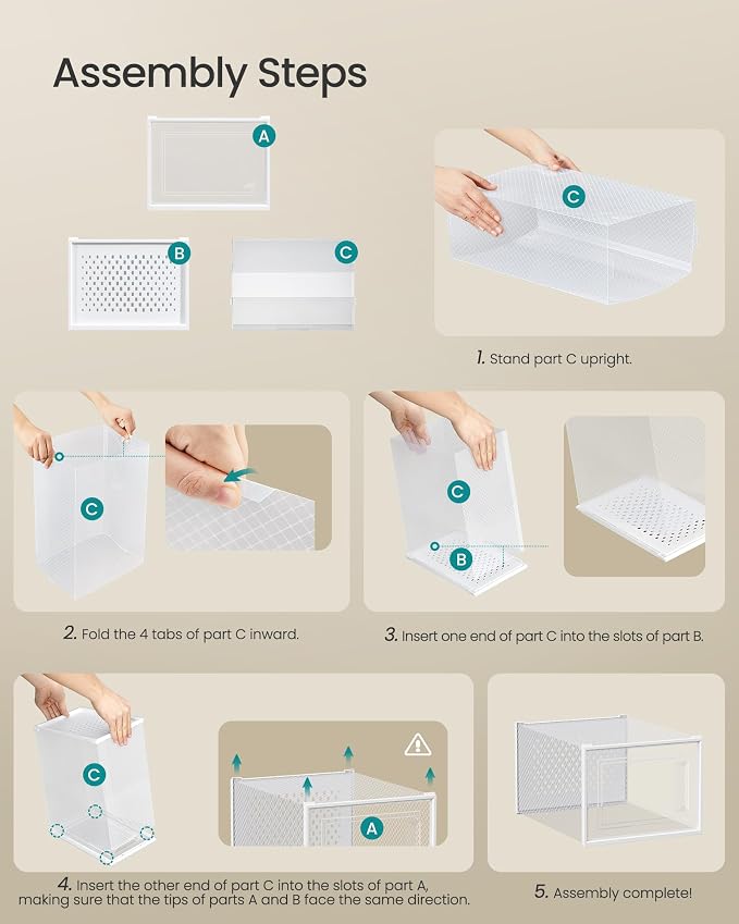 SONGMICS Shoe Boxes - Image 7