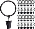 40 Pack Rings Curtain Clips Rustproof Metal Window Drapery Decorative Clips by Fivebop