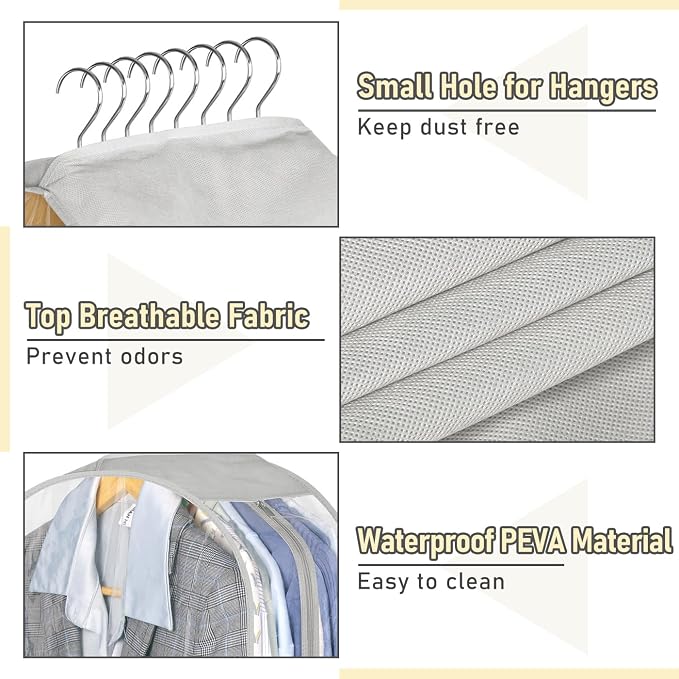 MISSLO 10" Gusseted Garment Bags - Image 6