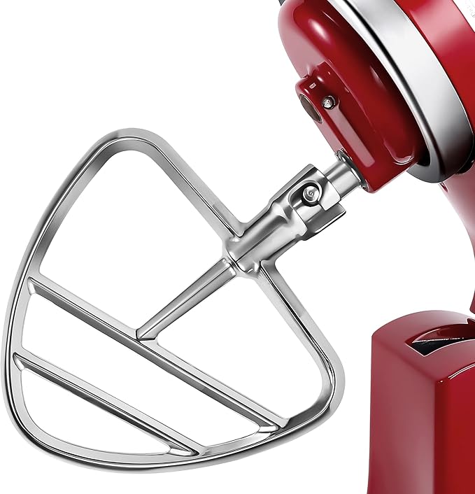 Beater Blade for Kitchenaid Mixer Tilt-head 4.5-5.0 Qt Stand Mixers, Stainless Steel Dishwasher Safe, Perfect Pastry Paddle Attachment