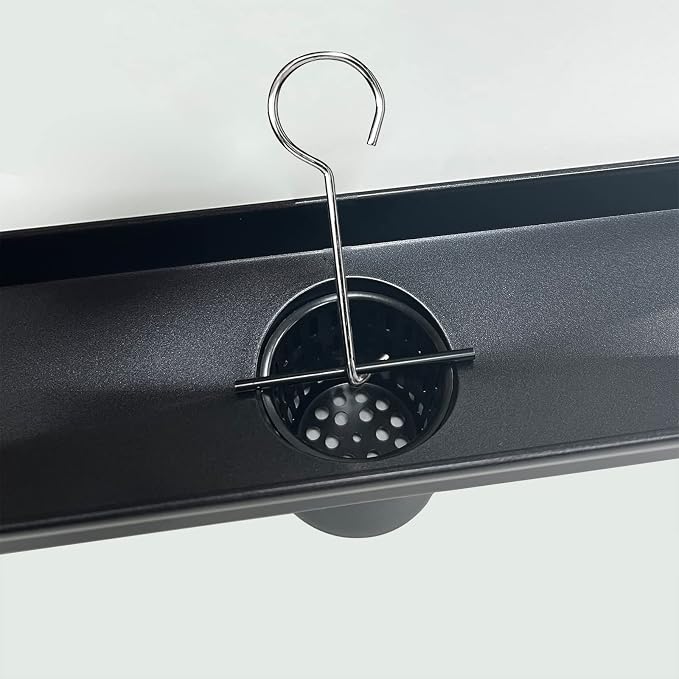 Neodrain Black Strainer-Hook, Only Fit Neodrain Shower Drain | 304 Stainless - Image 4