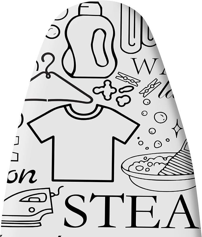 Extra Thick Ironing Board Cover and Pad, 15x54 Ironing Board Cover, Resist - Image 6
