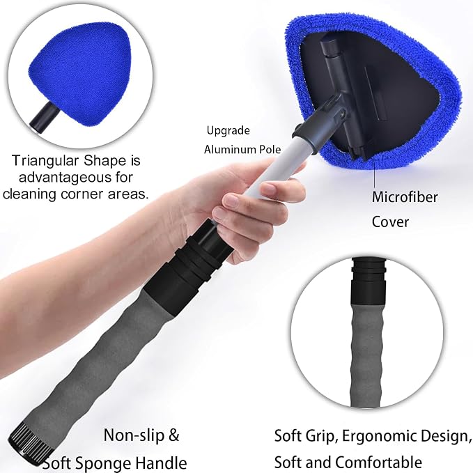 desin Windshield Cleaning Tool, Car Window Cleaner Windshield Cleaner - Image 3