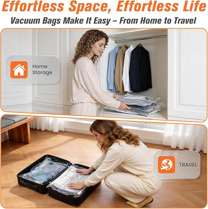 9 Combo Size Vacuum Storage Bags - Image 9
