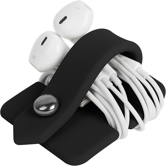 Headphone Case Cord Organizer Earbuds Holder Earphones Case Wrap Winder Headset - Image 4