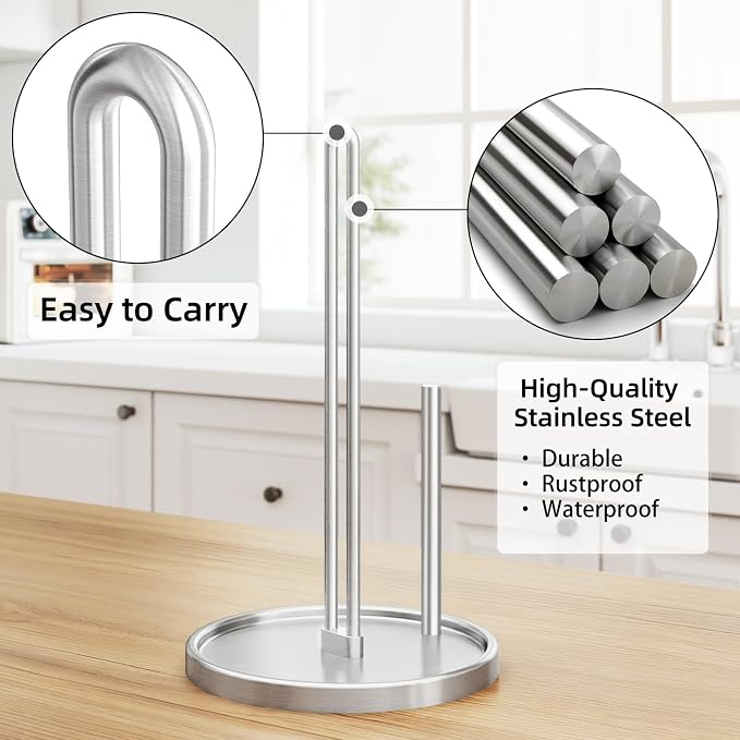 STWWO Paper Towel Holder Countertop - Image 2