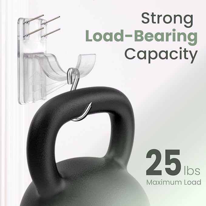 No Adhesive Heavy Duty Curtain Rod Holders - Image 8