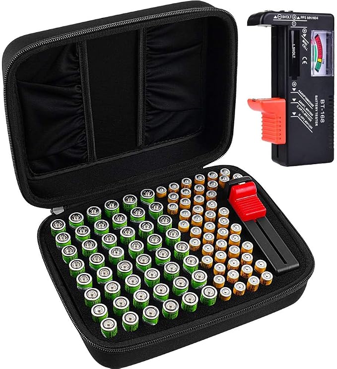 Comecase Battery Organizer Storage Case by COMECASE