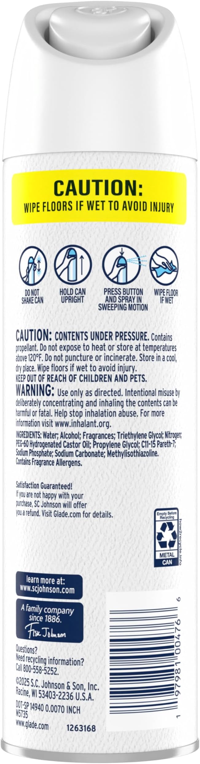 Glade Air Freshener Room Spray, Dewdrop Petals Scent, Odor Fighting to Deliver - Image 2