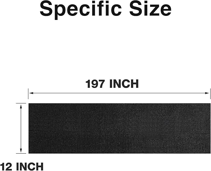 PABUSIOR Black Foam Shelf Liners: 12 Inch x 16 FT Non-Slip Tool Box Drawer Mat - 5 MM Thick Easy to Cut Kitchen Cabinet Liner for Narrow Shelves