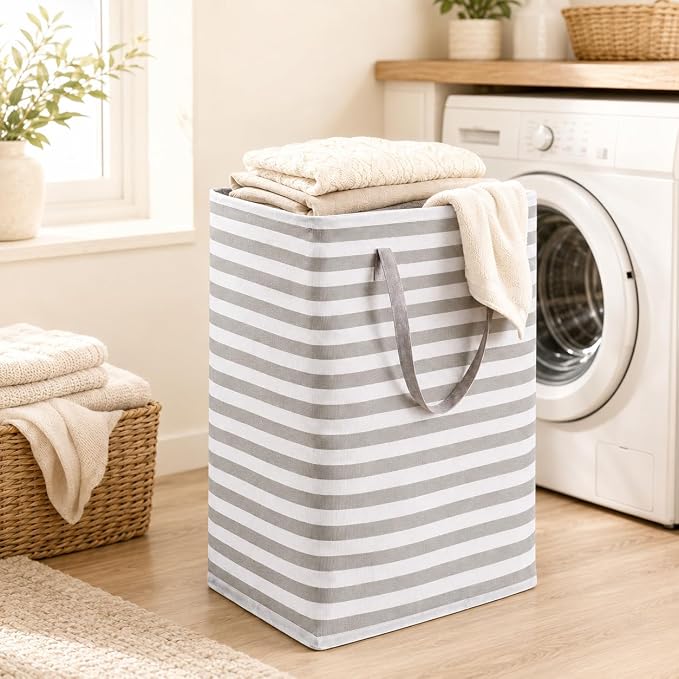 2 Pack Large Laundry Baskets, Laundry Hampers, Freestanding Waterproof - Image 7