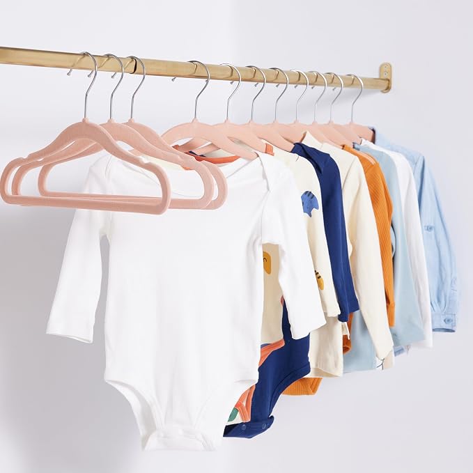 Amazon Basics Kids Space Saving Velvet Non-Slip Clothes Hangers - Image 5