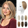 REECHO Clip in Hair Volumizer, Short Thick Clip in Hairpieces Adding Extra Hair Volume Extensions for Women with Thin Fine (Deep Blonde, 8 Inch(Pack of 2))