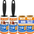 Lint Rollers for Pet Hair Extra Sticky, 440 Sheets by Unknown