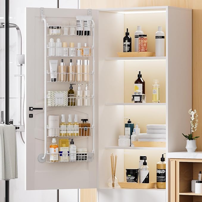 Delamu Over the Door Pantry Organizer, 6-Tier Pantry Organizers and Storage - Image 8