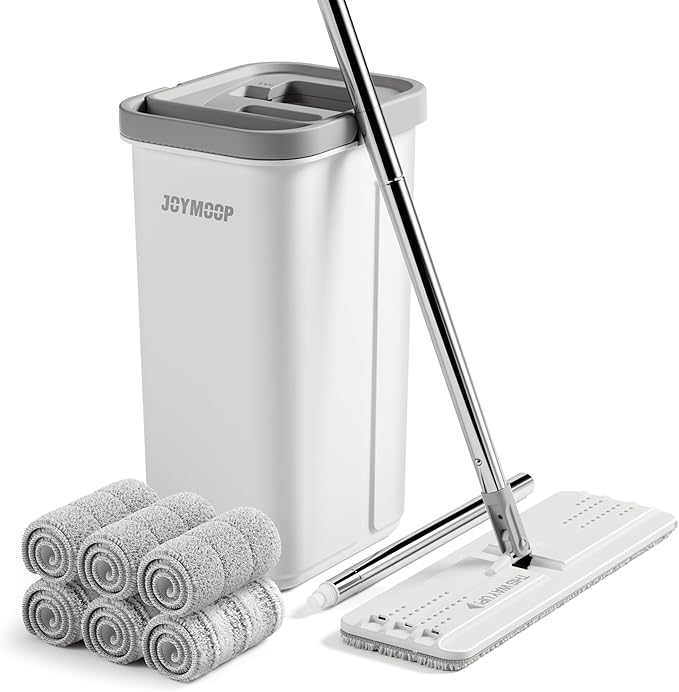 JOYMOOP Microfiber Flat Mop System by JOYMOOP