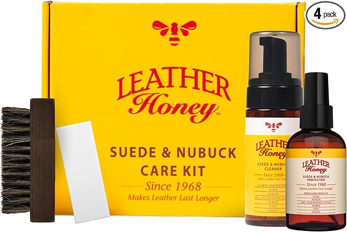 Leather Honey Suede & Nubuck Care Kit – Cleaner by LeatherHoney
