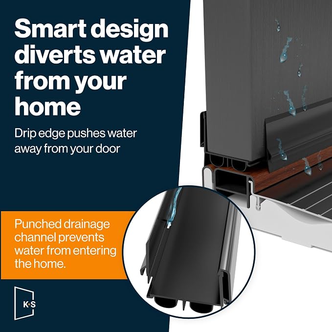 Adjustable Double Bubble Door Sweep & Draft Stopper | Under Door Seal - Image 5