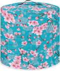 Dust Cover for 8 Quart Air Fryer and Electric Pressure Cooker with Pocket, Dust-Proof Cover for Electric Appliance, Small Appliance Covers Accessories Cherry Blossom