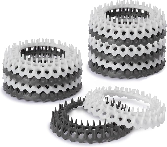 Evriholder Vanity Sink Drain Saver, Catches Hair, Prevents Clogs, 12 Pack | by Hairstopper