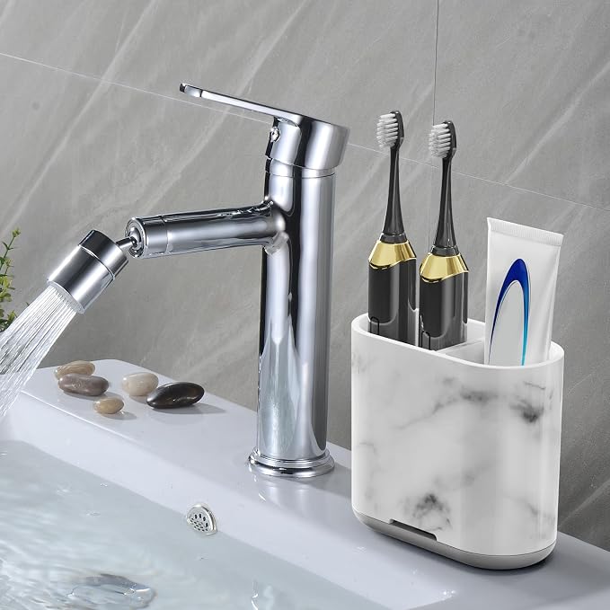 Toothbrush Holders for Bathrooms, Bathroom Accessories | 2 Slots, Kids Electric - Image 6