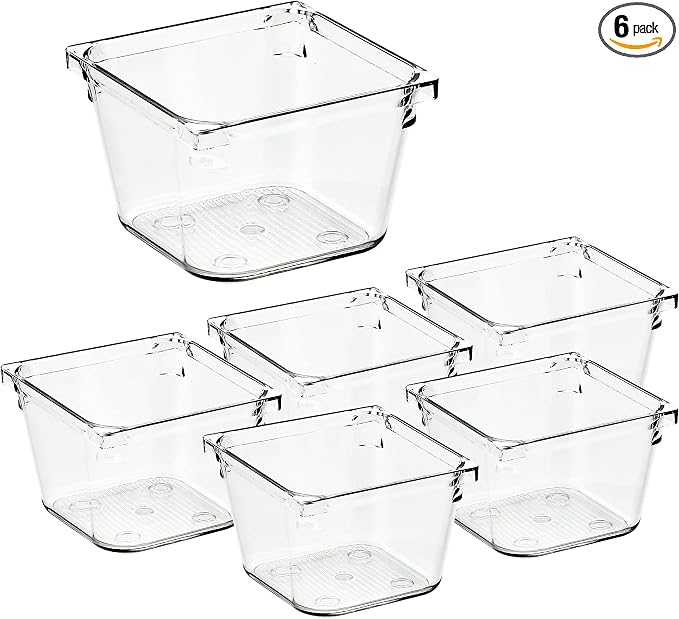 Ravinte 6 Pack Drawer Organizer, Non-Slip Pads, by Ravinte