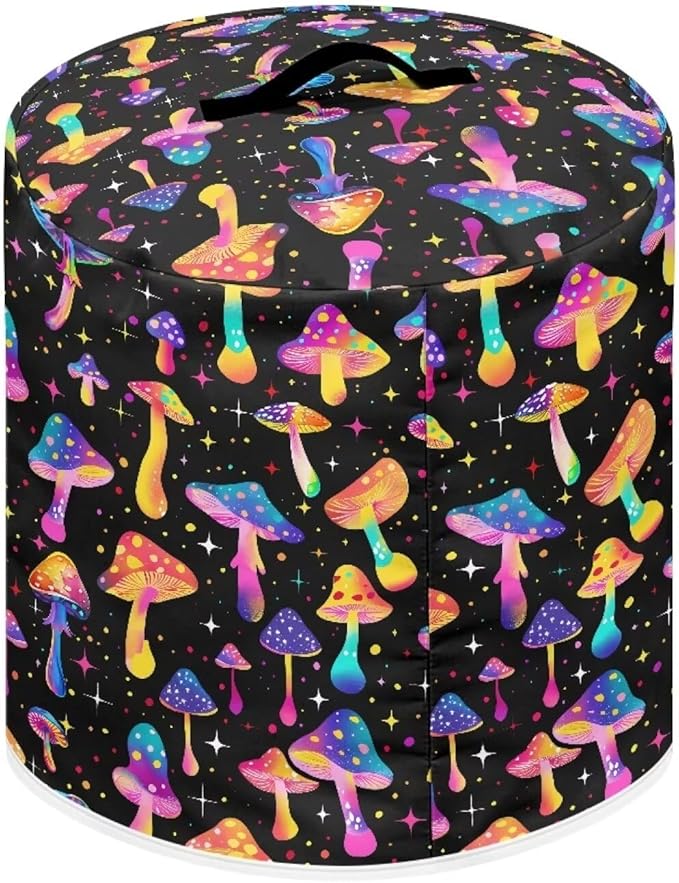 Colorful Mushrooms Dust Cover Instant Pot Heavy Duty Waterproof Dust Pressure Cooker Cover Case for Instant Pot Pressure Cooker Instant Pot Appliance Covers Pressure Cooker Size S