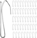 50 Pack Heavy Duty Metal Pinch Pleat Curtain Drapery Hooks, 2.68 Inch | by LAIPART