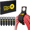 Heavy-Duty Wrap-It Storage Straps, 10-inch | Hook and Loop Extension Cord by Wrap-ItStorage
