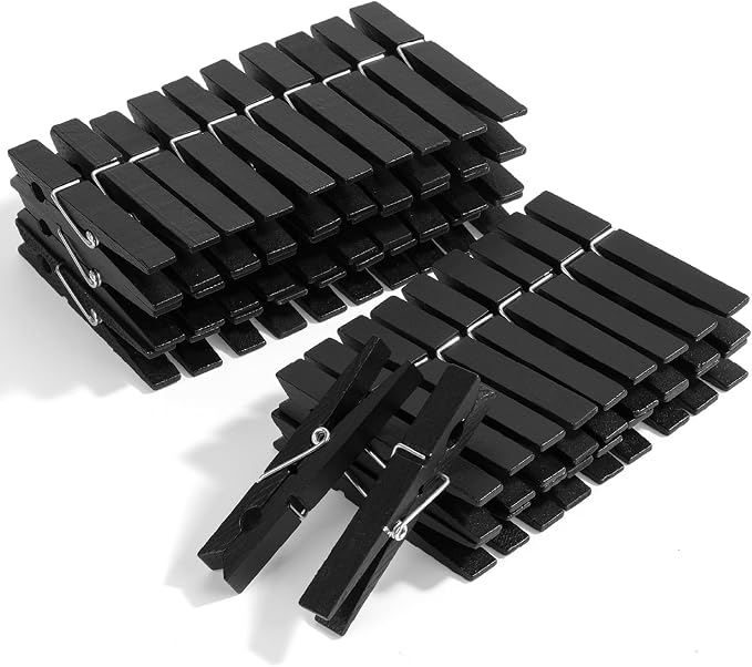 Mr. Pen- Large Wooden Clothes Pins, 2.9 Inch, 50 Pack, Natural Wood Clips by MrPen