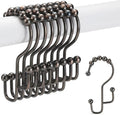 SUTINE Shower Curtain Rings & Hooks, Rust-Resistant Stainless Steel, Easy by SUTINE