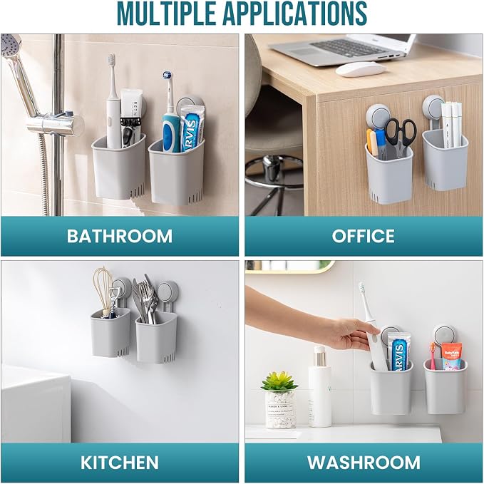 TAILI Suction Cup Toothbrush Holders - Image 6